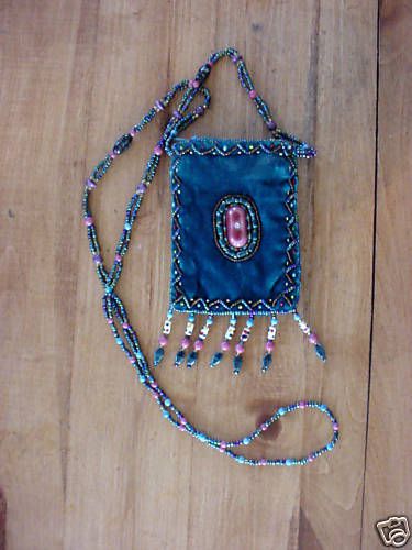 Southwestern Beaded Jeweled Pouch Cell phone Date Bag