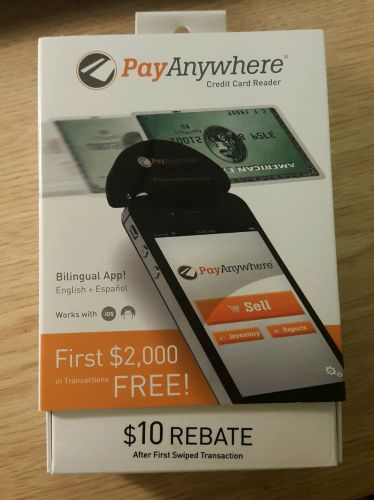 Pay Anywhere Credit Card Reader - NEW in box!