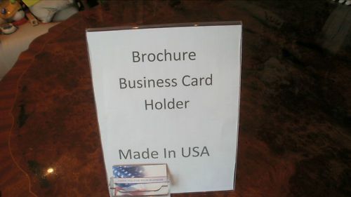 20 pack 8.5 X 11 Sign, Brochure, Business card  Holder Display