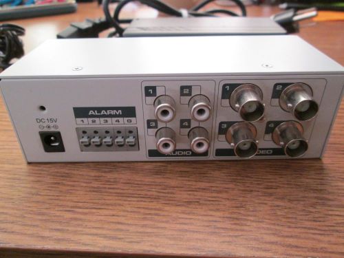 ADT 4 channel A/V  Interface Box, 4 Ch RJ-11 to BNC, CONKIT4C, w/ Power Sup.