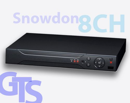Snowdon 8 channel professional cctv network dvr machine system h.264 1tb 500gb for sale