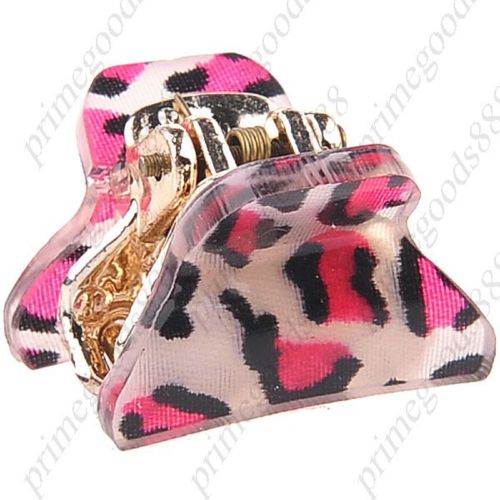 Fashionable Leopard Patterned Hair Clip Hairclip Pin Ornament Decoration Girls