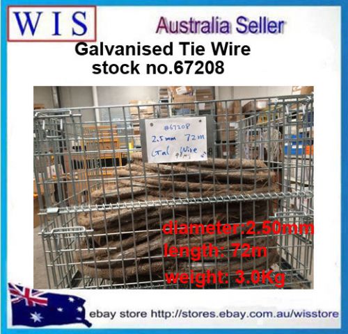 Galvanised tie wire 3kg,2.50mm,72m(l)-soft tie wire fencing wire for mesh-67208 for sale