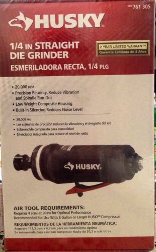 Husky 1/4 inch straight die grinder for sale