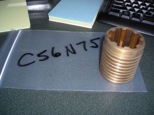 C56n75 bronze chuck nut for ingersoll rand rock drill new ... free u.s. shipping for sale