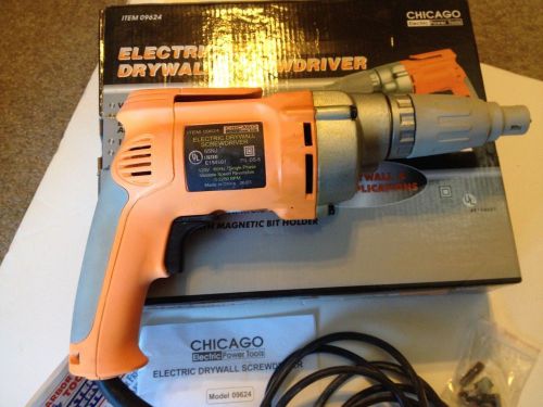 Heavy duty deck/drywall screwdriver chicago electric 09624 for sale