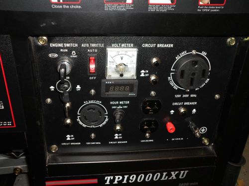 New  tahoe 9000 ellite series gas powered generator for sale