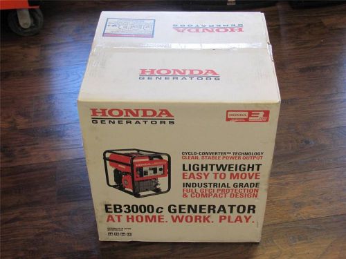 Honda Generator EB3000C Quiet Portable Power EB 3000C BRAND NEW