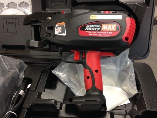 MAX RB517 CORDLESS REBAR TIER W / BATTERY AND CHARGER