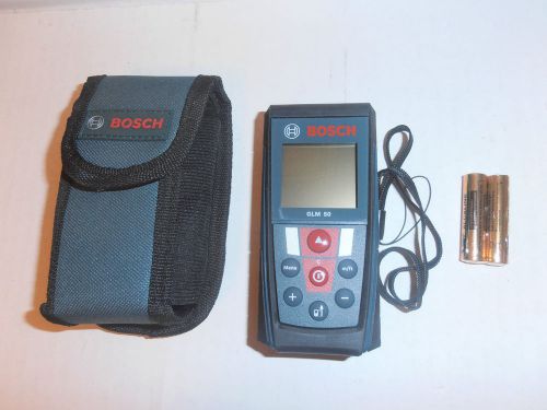 Bosch GLM50  Laser Distance Measurer 165 Ft. Range and Backlit Display