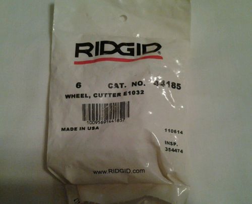 RIDGID  Pipe Cutting Wheel  44185  E1032 ( Lot  of 6)- NIP