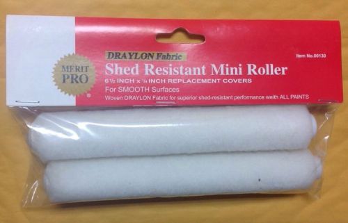 Merit Pro 00130 Shed Resistant Mini Roller 6 1/2&#034; x 1/4&#034;