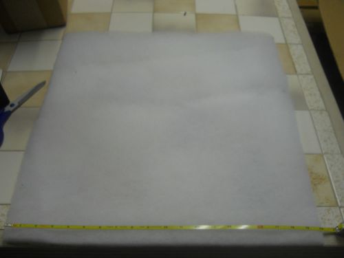 New! 20 x 20 White Polyester Filters for Spray Booth, 25 count