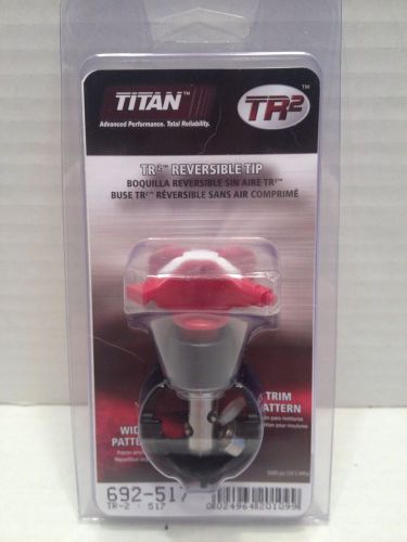 Titan tr2 517 reversible spray tip, paint sprayer, 5-17 and 2-13, trim, 692-517