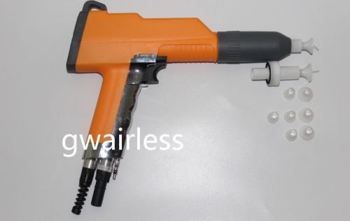 Aftermarket.Electrostatic powder spray gun shell with two tips for Gema 2 Manual