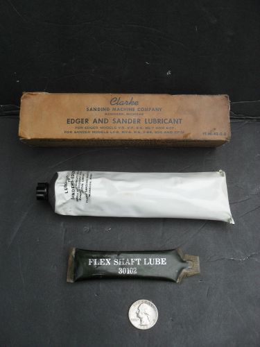 Vintage Clarke Sanding Machine Co Edger and Sander Lubricant with Box NOS MIB