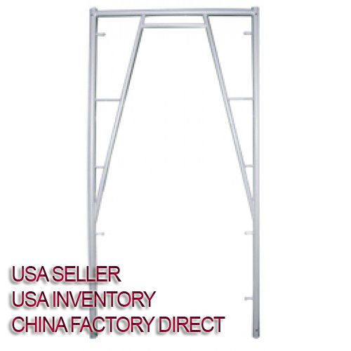 Scaffold frame, pipe scaffolding, walk thru frame, snap-on, 3&#039; x 6&#039;8&#034; for sale