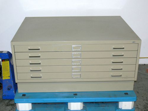 Safco blueprint cabinet - 5 drawer large format cabinet 46&#034; x 35&#034; x 23&#034; for sale