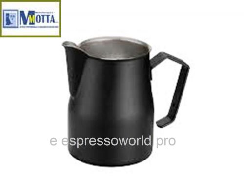 MOTTA BlackTefllon Milk Pitcher Jug No1 Barista ,cappuccino late art  0.5 lit