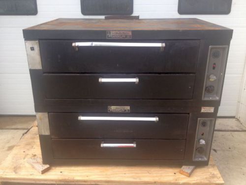Franklin Chef Pizza ovens double stack  4 16&#034; Pies per deck Kutztown Pa 19530