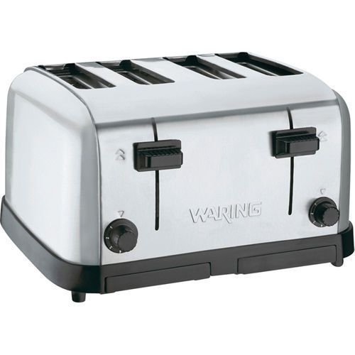 Brand New Waring Commercial Model CBB4T Four Slice Toaster 4 1 3/8&#034; Wide Slot