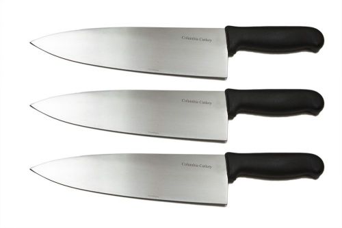 3 Columbia Cutlery 10” Lobster Knives - Thick Spine Heavy Duty Very Sharp New!!