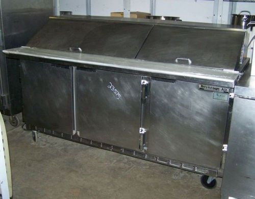 Beverage Air Mega Top Sandwich Prep Table on Casters 115V; 1PH; Model: SP72-30M