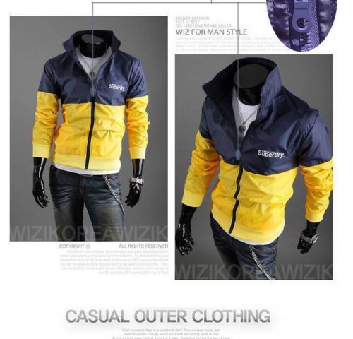 2014 new men&#039;s jacket casual jacket thin coat of sunscreen clothes free shipping