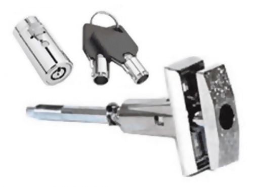 NEW - Dixie Narco early style machines, T-handle Assembly and key cover lock