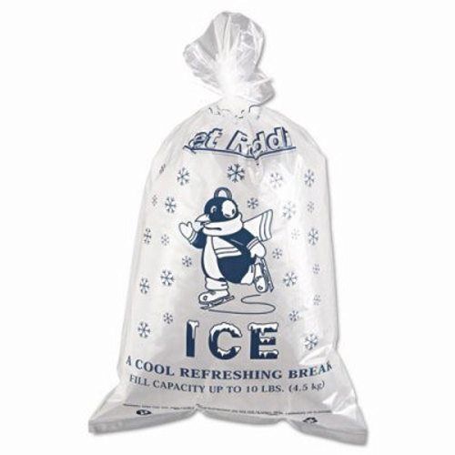Ice bags with twist ties, 10-lb. capacity, 1,000 bags (ibs ic1221) for sale