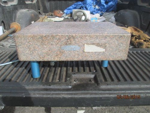 MACHINIST LATHE Olympic Granite Surface Plate with Adjustable Base 18 x 12 x 4