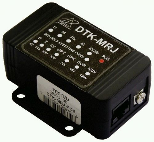 Ditek DTK-MRJPOE Surge Suppressor 1-Channel PoE Protection CCTV