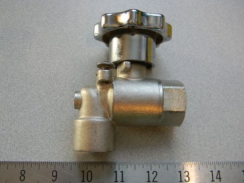 34bv90r 3/4&#034; 90 degree ball valve drain 90 elbow and tap for gauge sensing line for sale