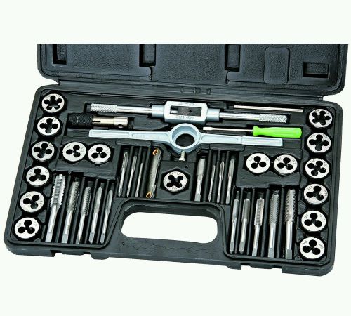 Carbon steel metric tap and die set 40 pc for sale
