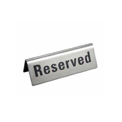 Reserved table signs 4.75x1.75 - 6 pack, free shipping, new for sale