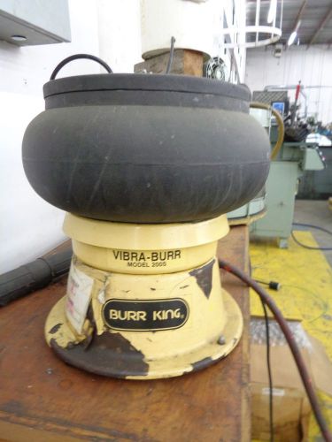 BURR KING VIBRA BURR 200S, 20 Quart Bench Top Vibratory Bowl