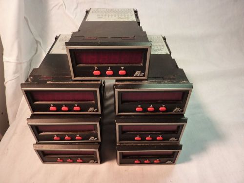 LOT of 7 RED LION CONTROLS TOTALIZERS IMP23103 ~ 3394