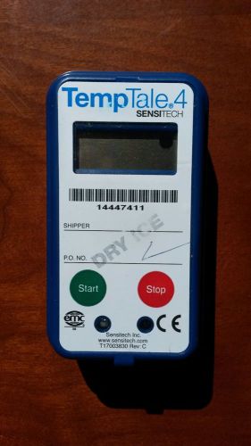Sensitech TempTale 4 Temperature Monitor Data Logger Monitoring Device