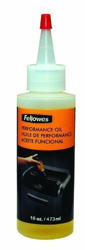 Fellowes Powershred Performance Shredder Oil  16 oz. Extended Nozzle Bottle Shre