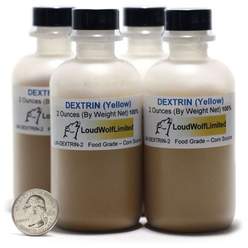 Dextrin / fine yellow powder / 8 ounces / 100% pure / food grade / ships fast for sale
