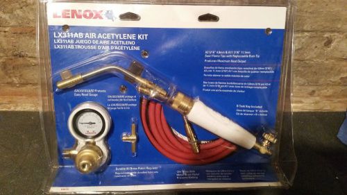 LX311AB Air Acetylene Torch Kit w/ 3 additional TIPS