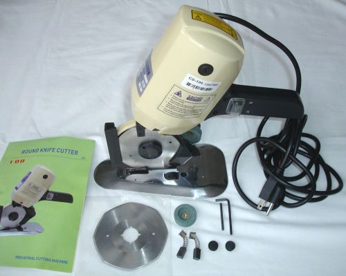 Jiasew CS 100 Rotary Knife Cutter w extra blade &amp; sharpener EXC. fabric cutter!