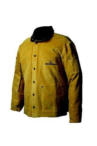 Caiman 3030-4 medium 30-inch gold boarhide welding coat for sale