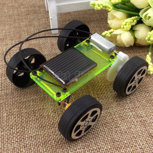 Solar Toy Educational DIY Car Children Puzzle IQ Gadget Hobby  Robot C Type