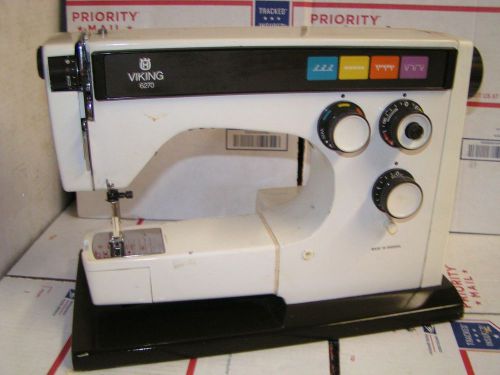 Husqvarna viking 6270 sewing machine w/ cover**foot pedal&amp;power~humane society~ for sale