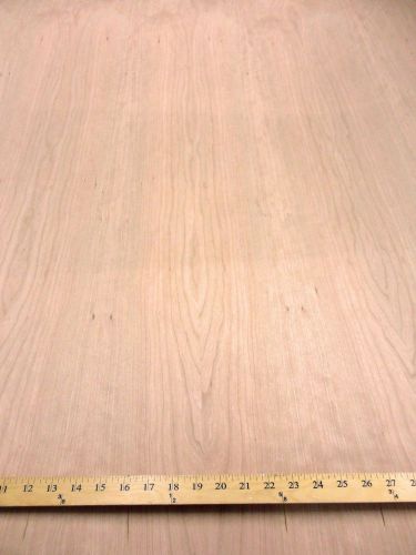 Cherry wood veneer 48&#034; x 60&#034; with wood backer &#034;a&#034; grade (4&#039; x 5&#039; x 1/25th&#034;) for sale