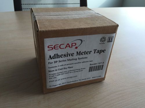 Secap S27-8 Compatible Adhesive Meter Tape Rolls for DP Series Mailing Systems