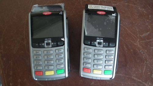 Lot of 2 Ingenico iWL250 Wireless GPRS Credit Card Machine