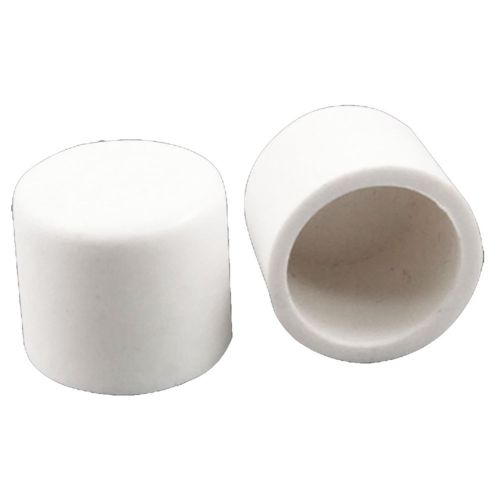5 Pcs 20mm Water Pipe Fittings PVC Slip End Caps Covers White