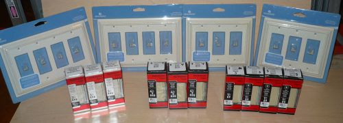 Awesome 14pc lot brainerd&amp; pass/seymour electrical switches,decorator wallplates for sale